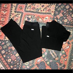 Black figs- pant + top